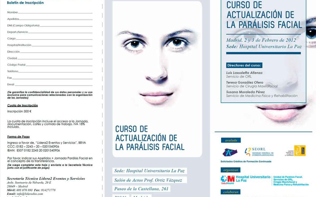 1st International Course Facial Paralysis – 2012